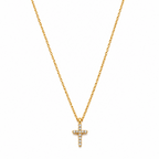 Collar cruz circonias
