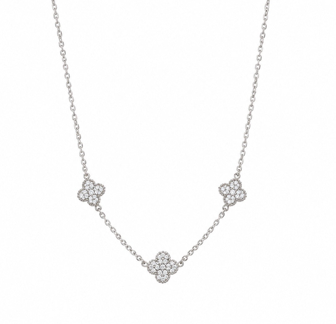 Trebol Silver Necklace 925