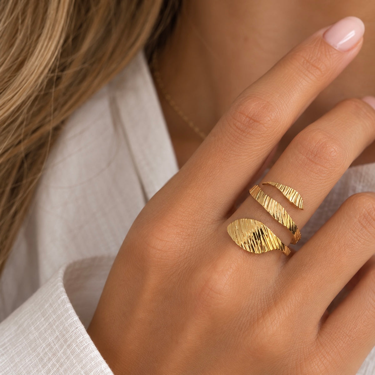Anillo hoja ajustable