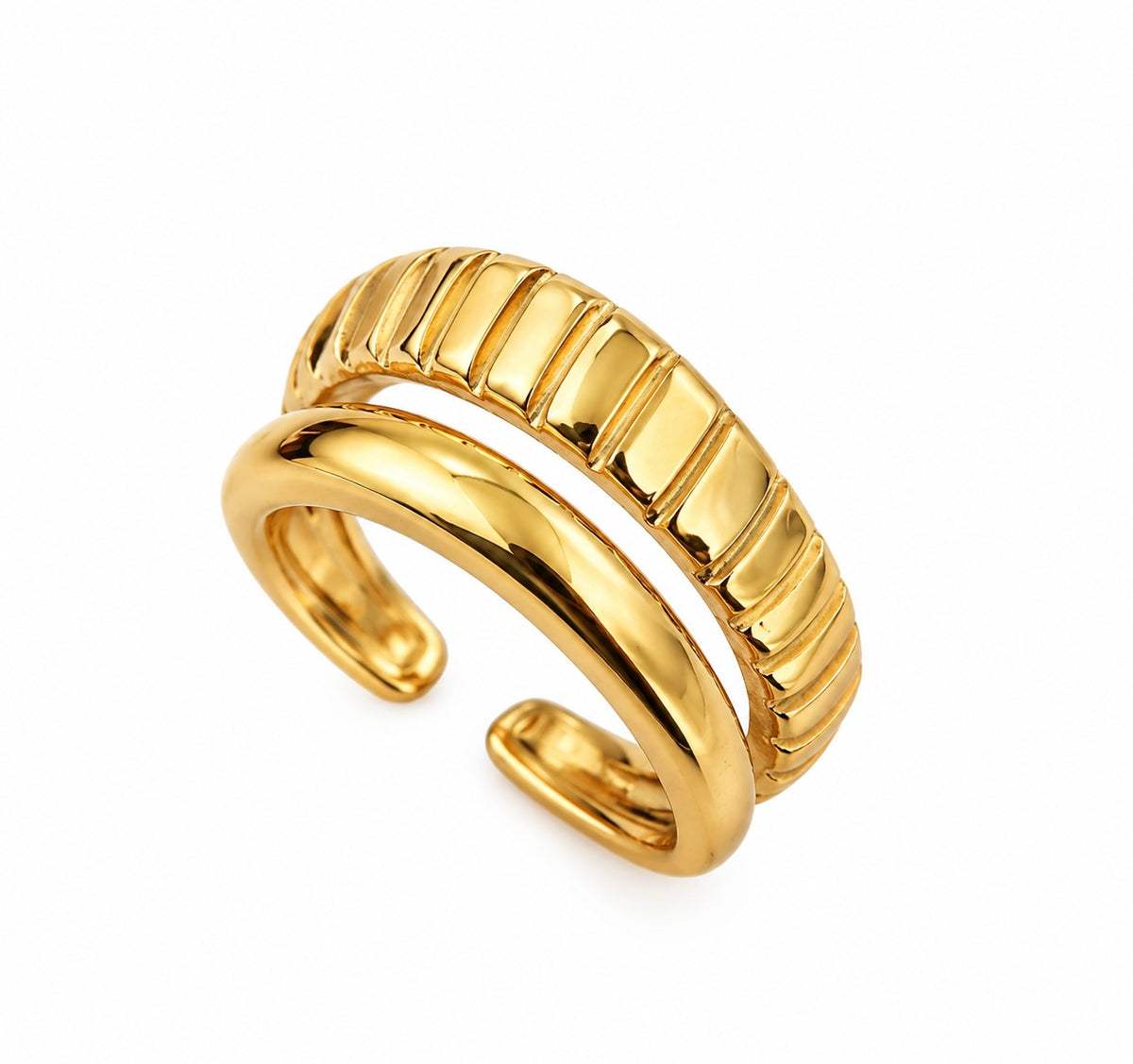 Anillo doble ajustable