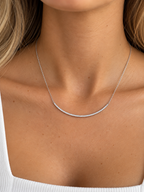 Happy necklace silver .925