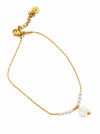 Pulsera flor dorada