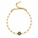 Pulsera perla ojo turco