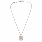 Collar de plata 925 con circulo y circonitas